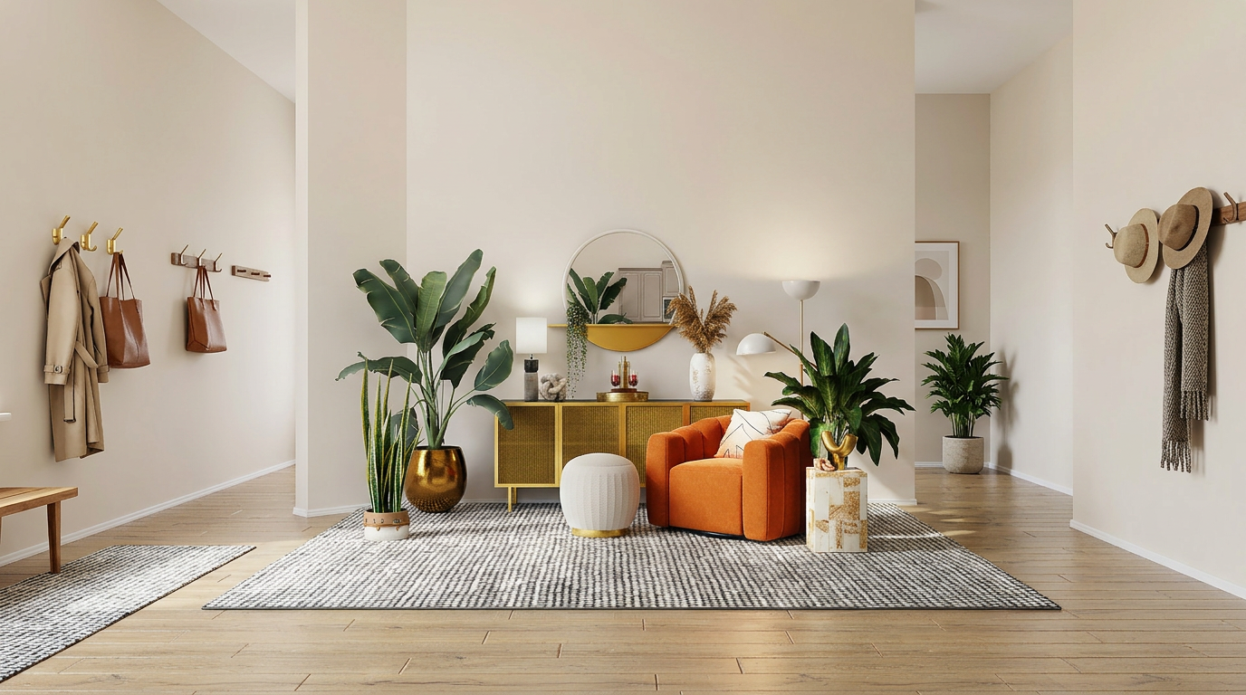 Entryway — Welcoming & Organized